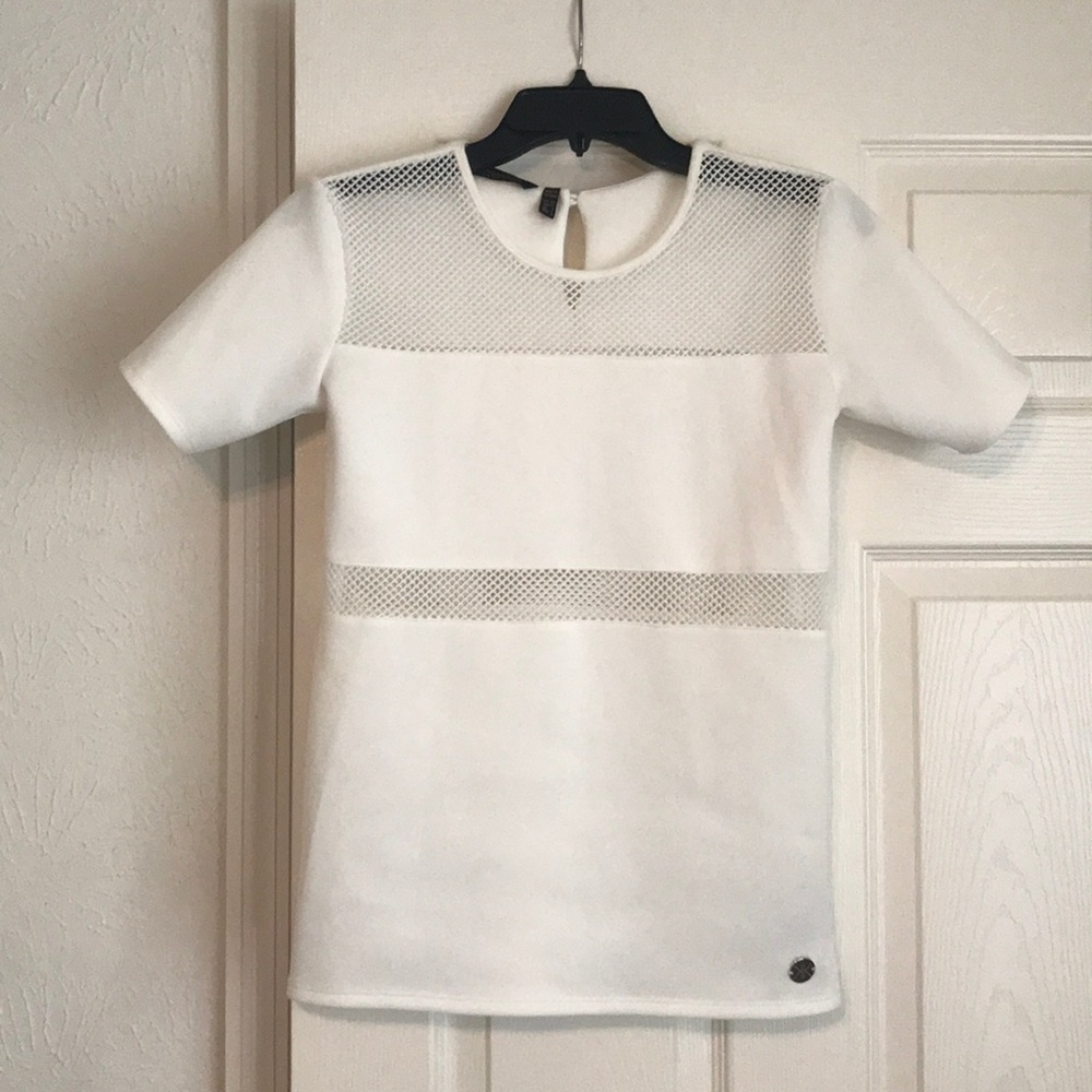 WEEKEND SALE KARDASHIAN KOLLECTION Bone Color Top